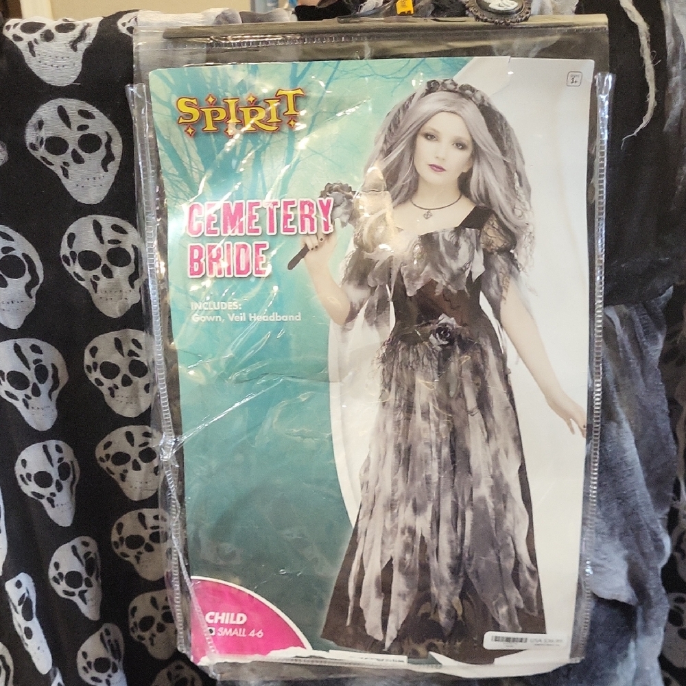 Spirit Cemetery Bride Dress with Veil
